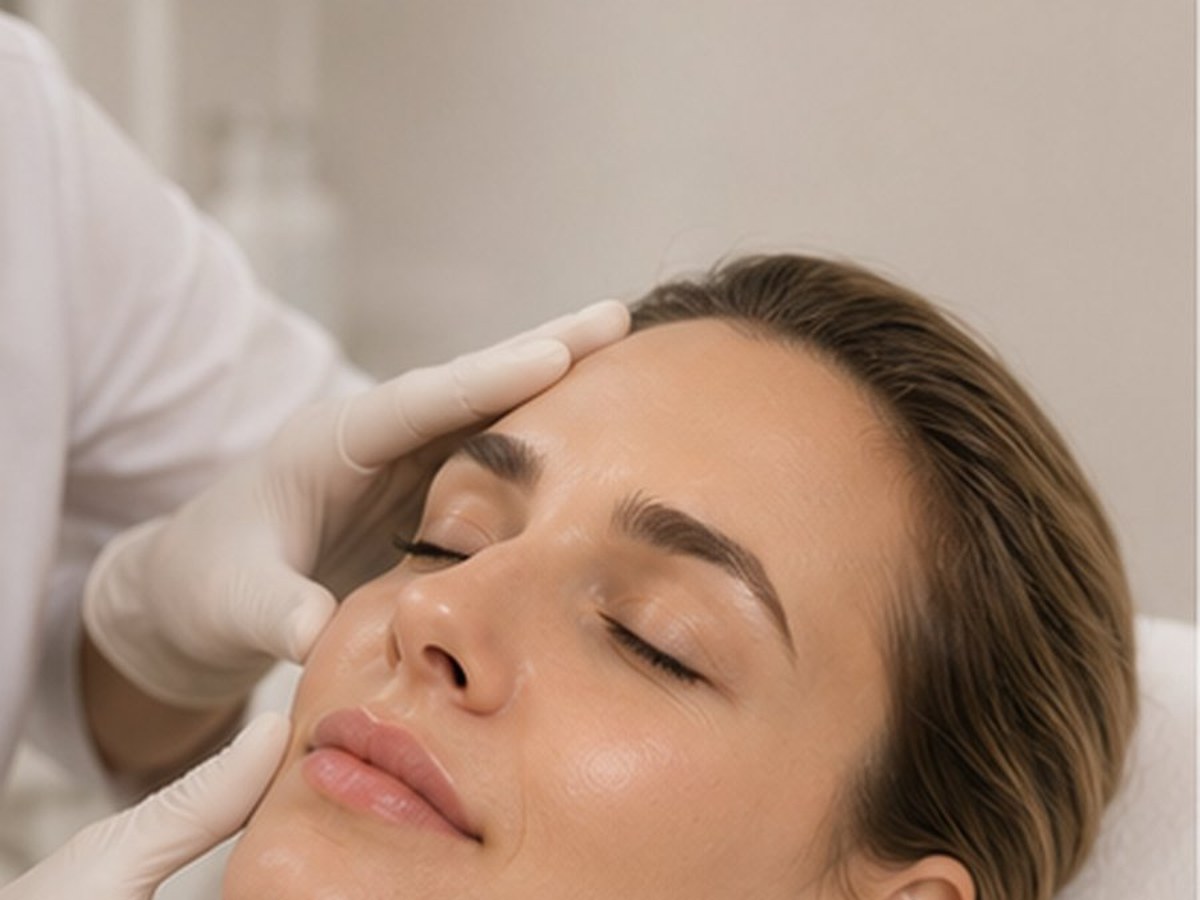 Vyšetření obličeje před korekcí mimických vrásek — Fresh Vibes Beauty, Praha 1