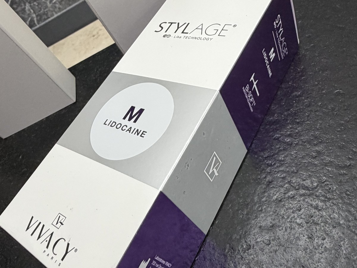 Originální balení STYLAGE M Lidocaine od Vivacy Paris